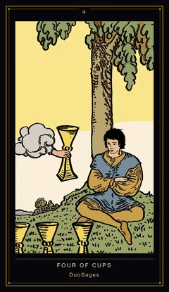 Four of Cups Four of Cups