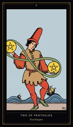 Two of Pentacles Two of Pentacles