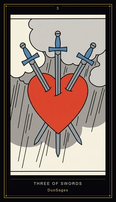 Three of Swords Three of Swords