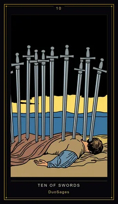 Ten of Swords Ten of Swords