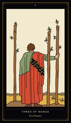 Three of Wands Three of Wands