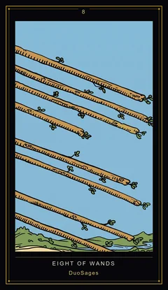 Eight of Wands Eight of Wands